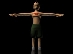 cartoon character style avatar rigged Modello 3D