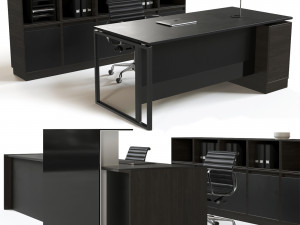 office reception furniture set 3D-Modell