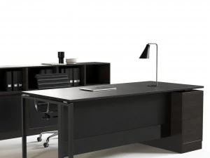 conjunto de m&oacute;veis para recep&ccedil;&atilde;o de escrit&oacute;rio Modelo 3D