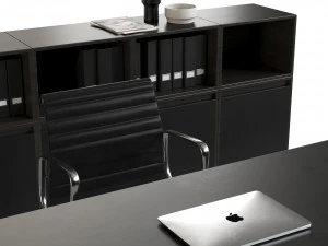 conjunto de m&oacute;veis para recep&ccedil;&atilde;o de escrit&oacute;rio Modelo 3D
