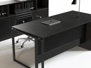 conjunto de m&oacute;veis para recep&ccedil;&atilde;o de escrit&oacute;rio Modelo 3D