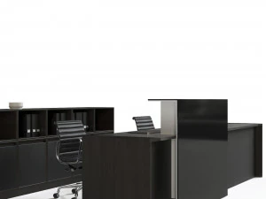 conjunto de m&oacute;veis para recep&ccedil;&atilde;o de escrit&oacute;rio Modelo 3D