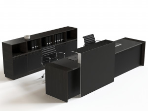 office reception furniture set Modelo 3D