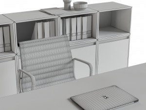 office reception furniture set Modelo 3D