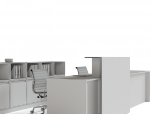 office reception furniture set Modelo 3D