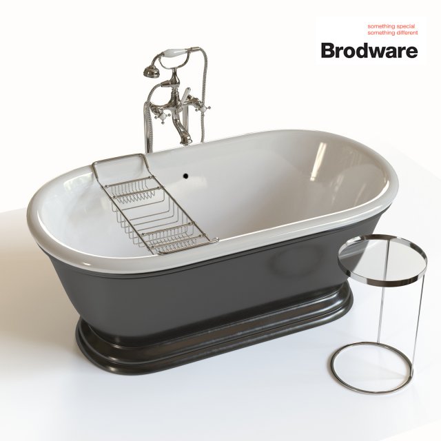 classic bathtube 3Dモデル .c4d .max .obj .3ds .fbx .stl .blend 