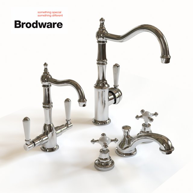 brodware classic faucets Model 3D .c4d .max .obj .3ds .fbx .stl .blend