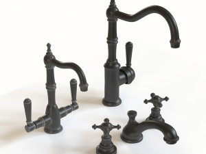 brodware classic faucets Model 3D