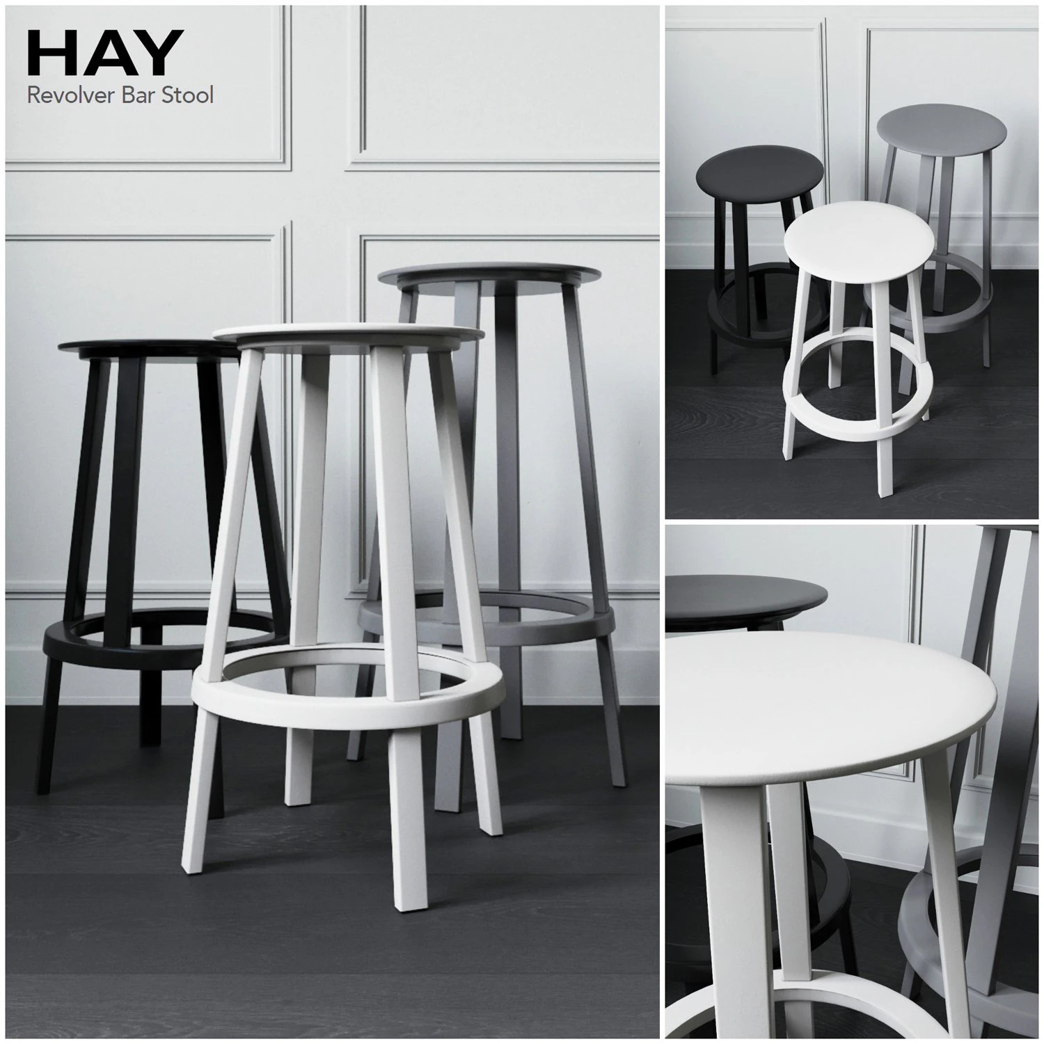 banco de rev&oacute;lver de feno Modelo 3D .c4d .max .obj .3ds .fbx .stl .blend 