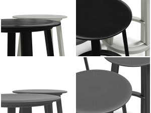 hay revolver stool Modelo 3D