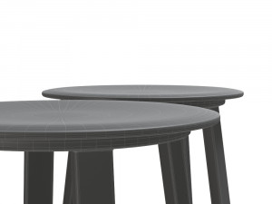hay revolver stool Modelo 3D