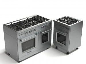 fornello a gas Modello 3D