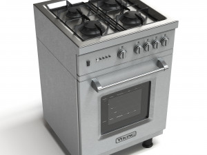 gas range cooker 3D 모델