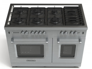 gas range cooker 3D 모델