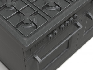 gas range cooker 3D 모델