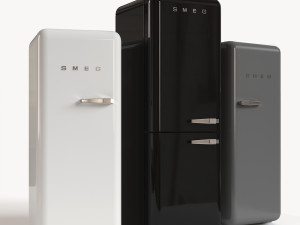 smeg refrigerator Modelo 3D