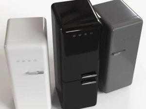 холодильник smeg 3D Модель