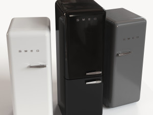 smeg refrigerator Modelo 3D