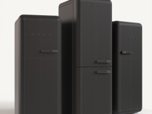 smeg refrigerator Modelo 3D