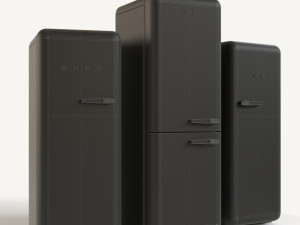 smeg refrigerator Modelo 3D