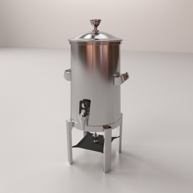 beverage server 3D 모델 .c4d .max .obj .3ds .fbx .stl .blend 