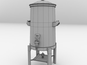 beverage server 3D 모델