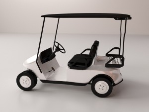 golf cart 3D Model