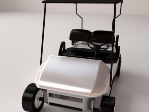 golf cart 3D मॉडल