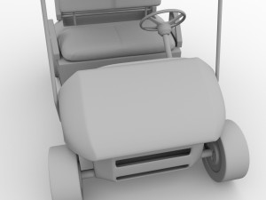 golf cart 3D मॉडल