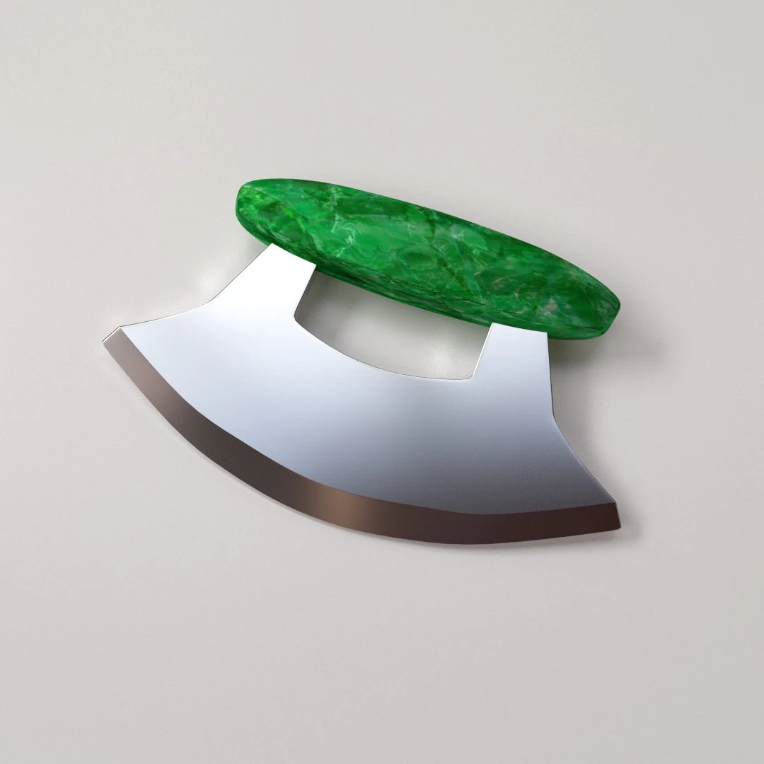 ulu knife 3D Model .c4d .max .obj .3ds .fbx .stl .blend 