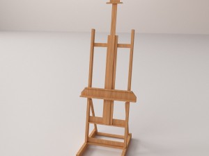 painter easel Modèle 3D
