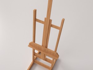 painter easel Model 3D