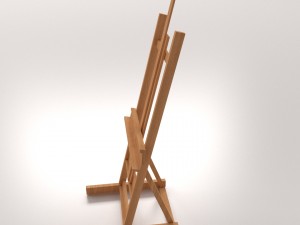 painter easel Model 3D