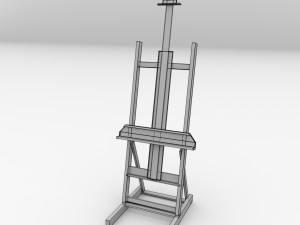 painter easel Model 3D