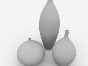 modern vases 3D 模型