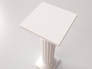 greek column doric 3D 모델