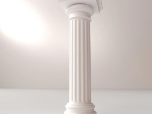 greek column doric 3D Model