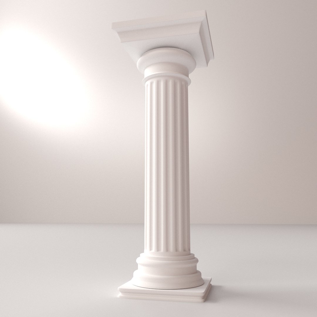 3d модель колонны отбензинивания
