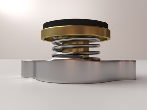 radiator cap 3D 모델