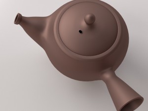 kyusu teapot Model 3D