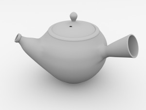 kyusu teapot Model 3D