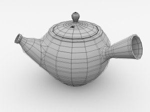 kyusu teapot Model 3D