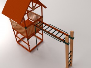monkey bars 3D-Modell