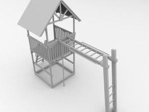 monkey bars 3D-Modell