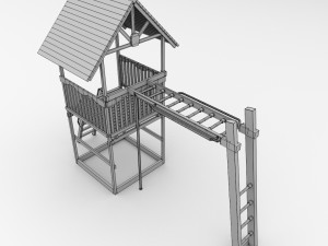 monkey bars 3D-Modell