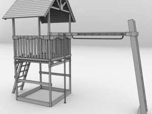 monkey bars 3D Model