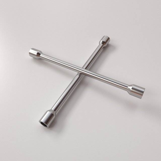 lug wrench 3D मॉडल .c4d .max .obj .3ds .fbx .stl .blend 