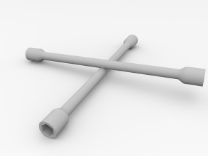 lug wrench 3D मॉडल