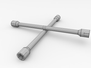 lug wrench 3D मॉडल
