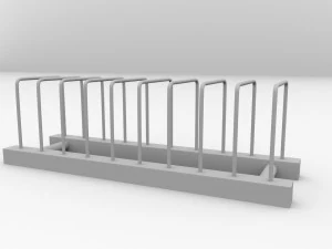 support &agrave; assiettes Modèle 3D